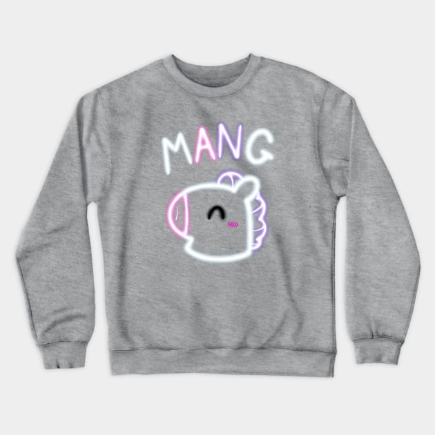 Glowing Mang Crewneck Sweatshirt by monica2003